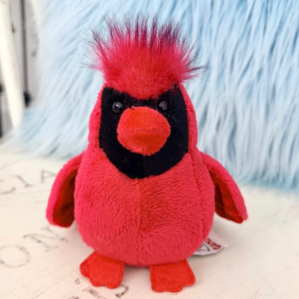 WEBKINZ Lil" Kinz, Cardinal, Ganz, Stuffed Animal, Plush, Nice Condition NO CODE